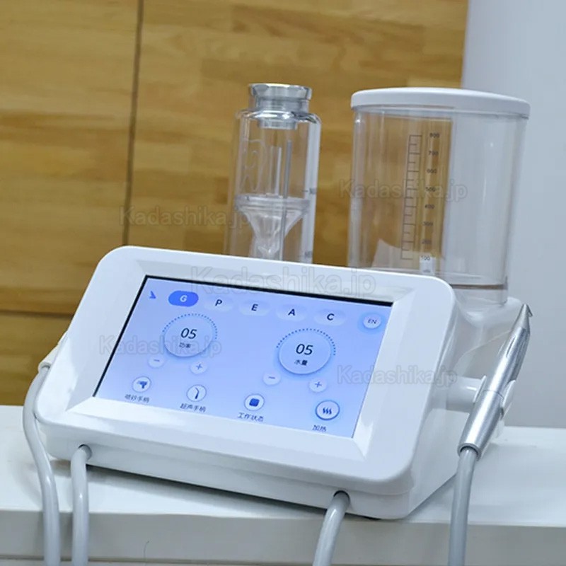 歯科用超音波スケーラーと歯面清掃器 2 in 1 歯周治療システム PT-A
